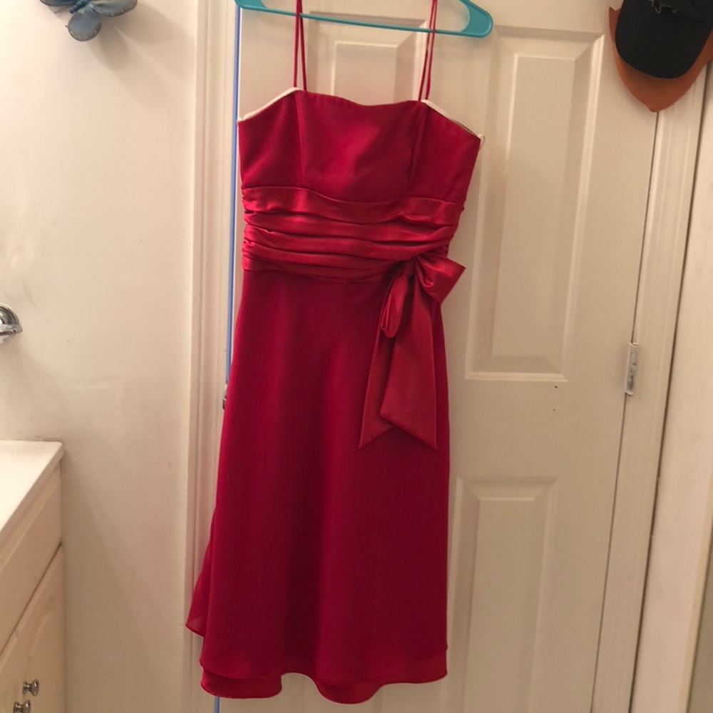 Brides maid dress hot pink worn once!